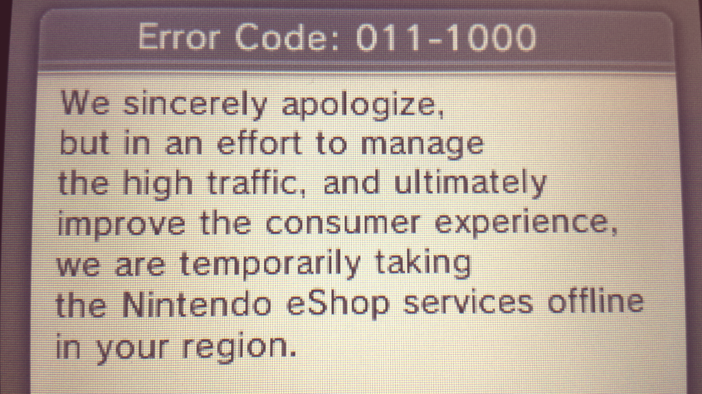 nintendo 3ds error code